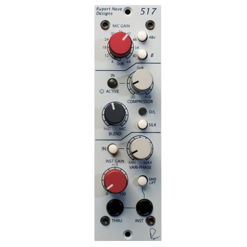 517 500-SERIES MICROPHONE PREAMP / DI / COMPRESSOR WITH VARI-PHASE