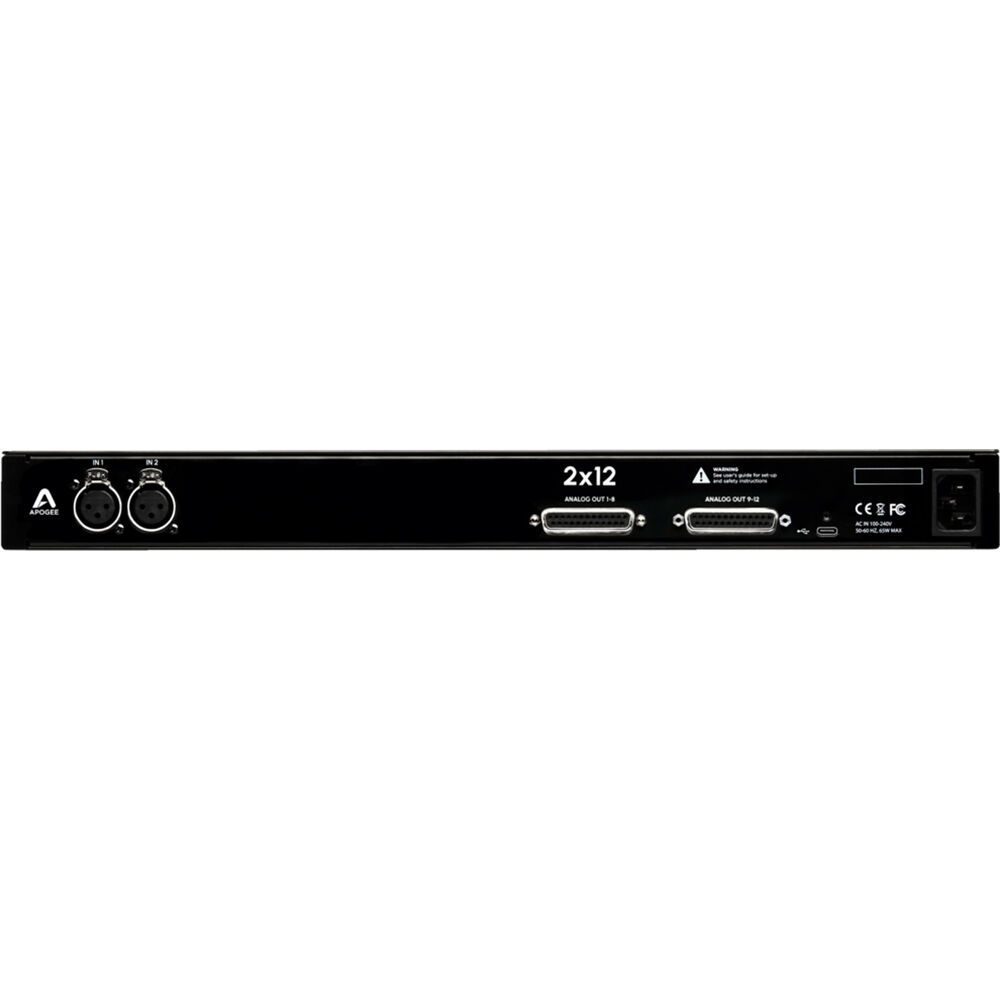 DTM・DAW Apogee Symphony Studio 2x12 SYMPHONY STUDIO 2X12 | USB-C AUDIO INTERFACE | 2 MIC/LINE IN X 12