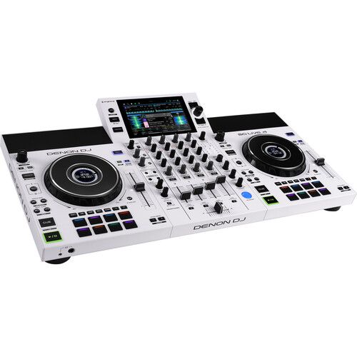 SC LIVE 4 WHITE | 4-CHANNEL STANDALONE DJ CONTROLLER | Tom Lee Music