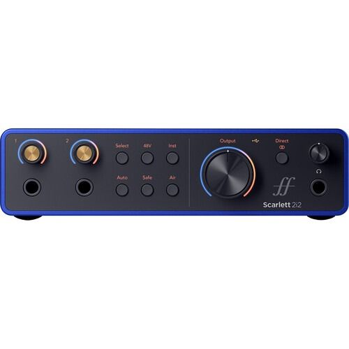 SCARLETT 2I2 | 25TH ANNIVERSARY EDITION | ISA BLUE | USB-C AUDIO