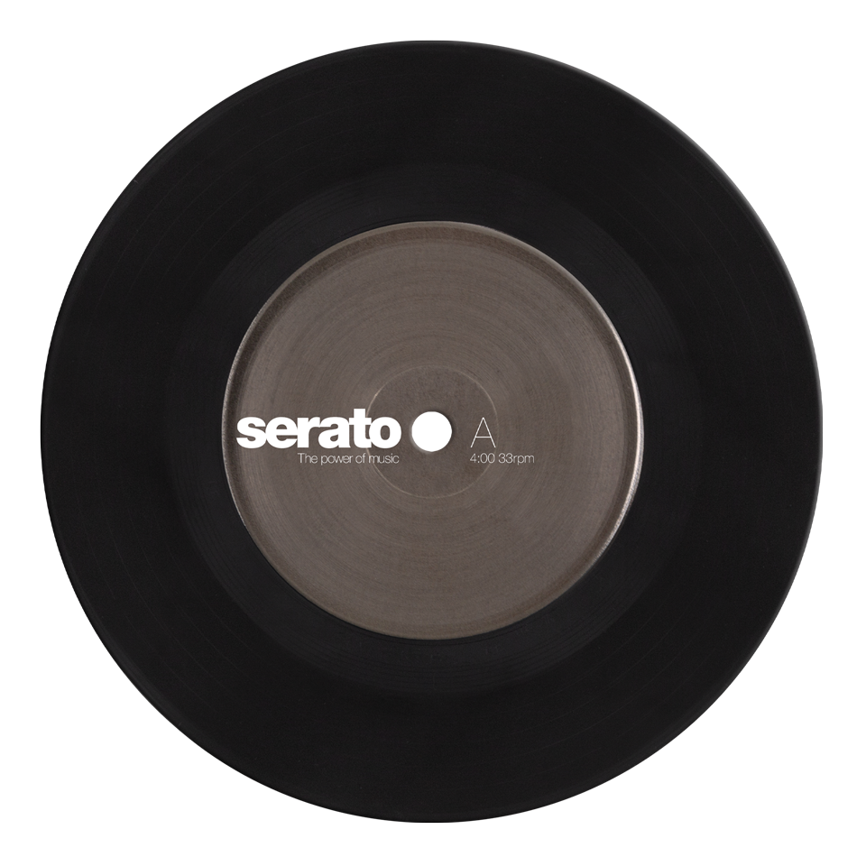 SERATO 7-INCH Black Control Vinyl (pair)