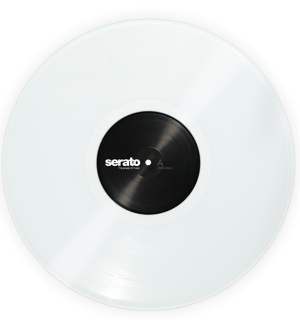 SERATO 12-INCH Clear Control Vinyl (pair)
