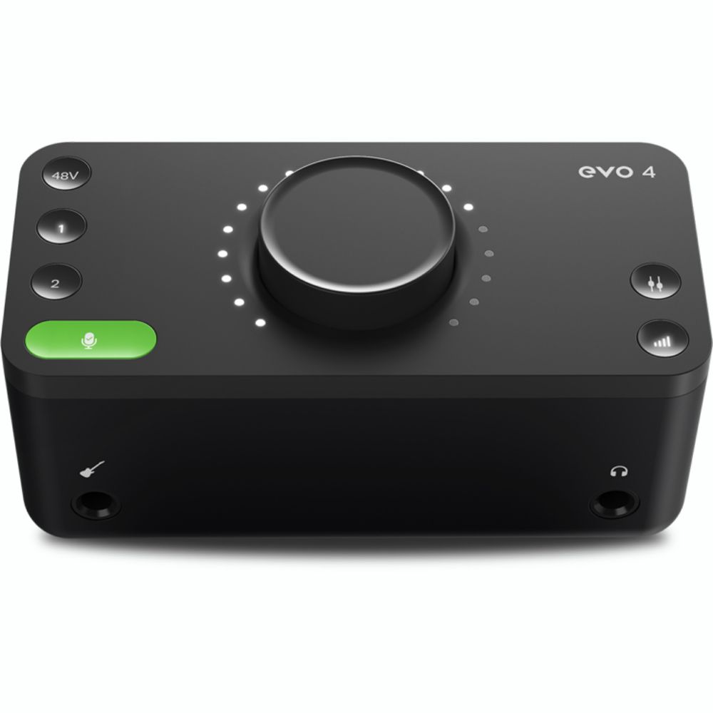 AUDIENT EVO4 2in/2out Usb Audio Interface W/smart Gain, 24bit/192khz &  Headphone Out