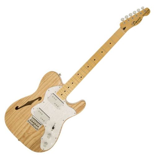 SQUIER BY FENDER VINTAGE Modified '72 Telecaster Thinline Natural Ash  Electric Guitar