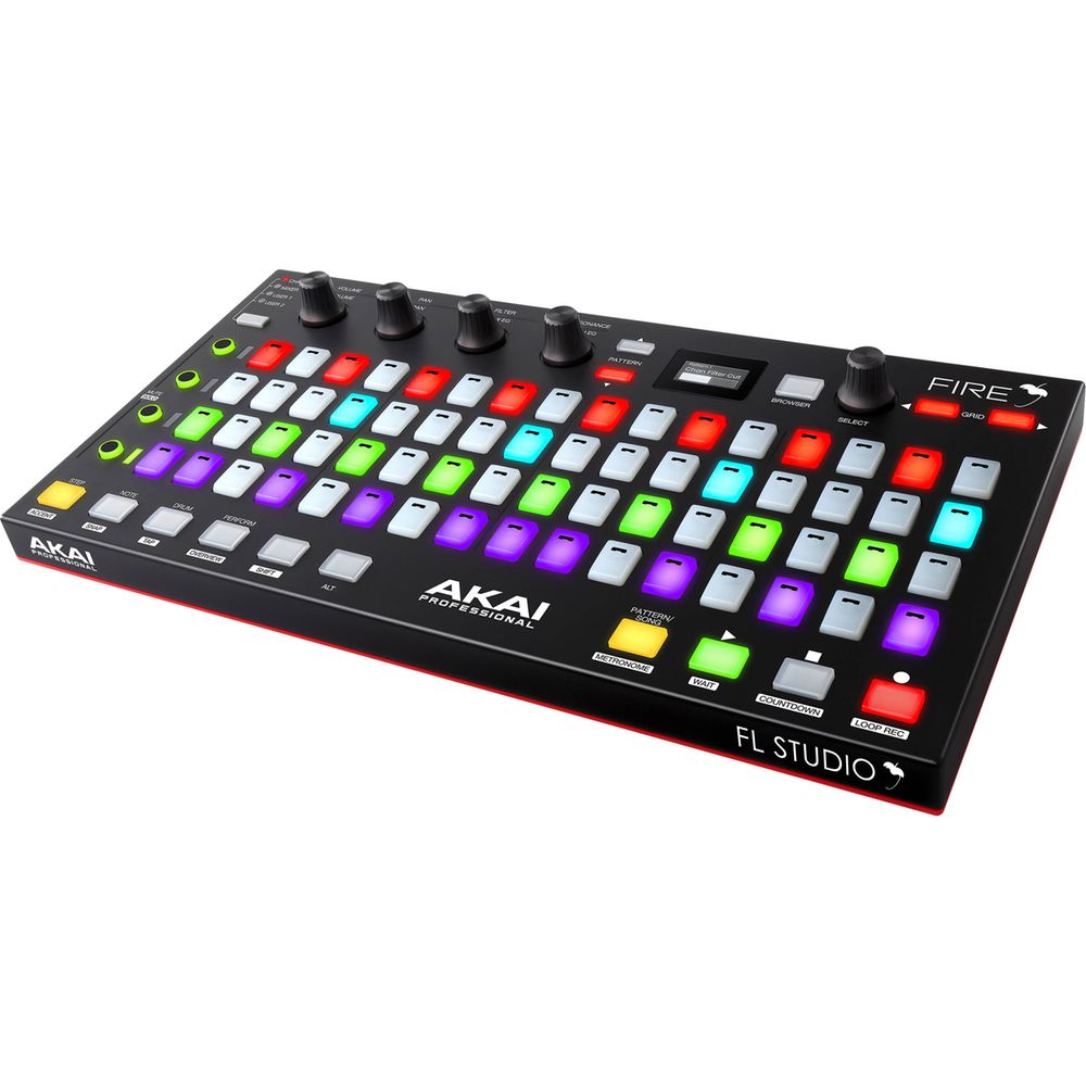FIRE | GRID PERFORMANCE CONTROLLER W/FL STUDIO FRUITY LOOPS