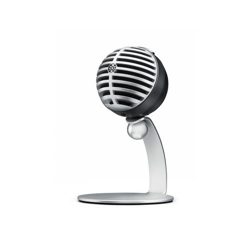 MV5 DIGITAL CONDENSER MICROPHONE FOR MAC/PC/IOS SILVER | Tom Lee Music