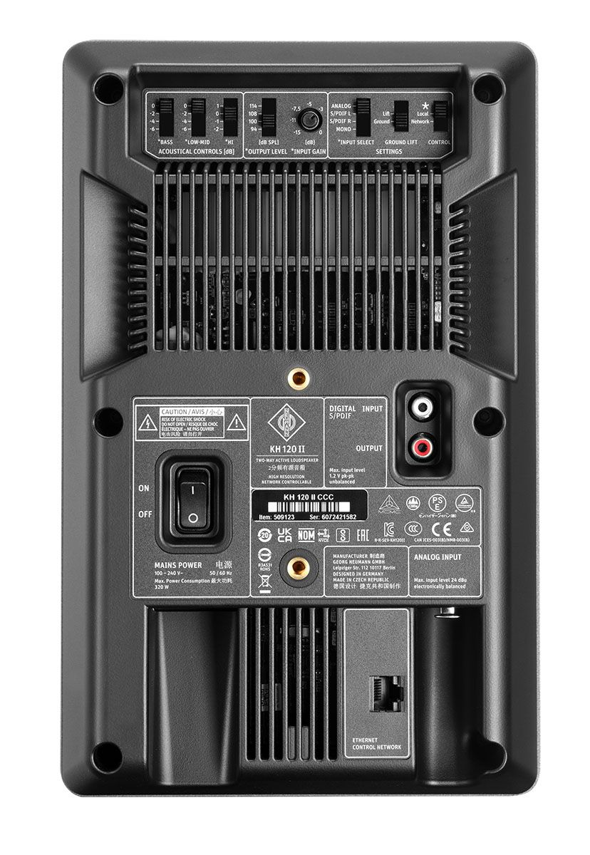 KH 120 II | TWO WAY DSP POWERED NEARFIELD MONITOR | ANTHRACITE