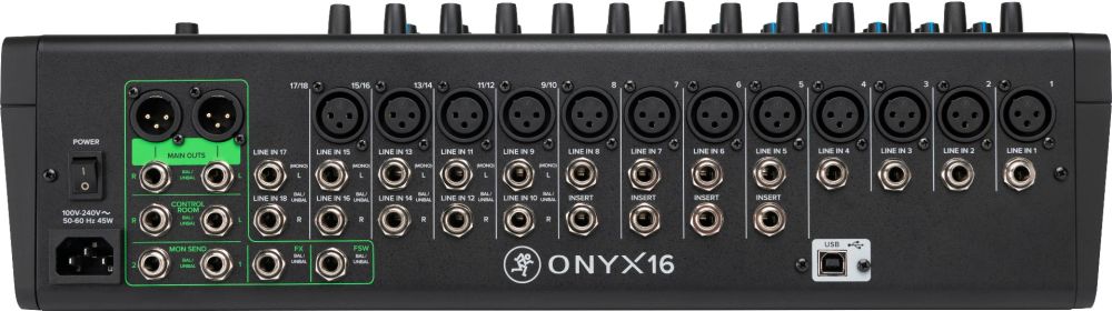 Mackie ONYX 1620 t.c ELECTRONIC M350 他 ONYX16 | 16-CHANNEL PREMIUM ANALOG MIXER WITH USB MULTITRACK & SD