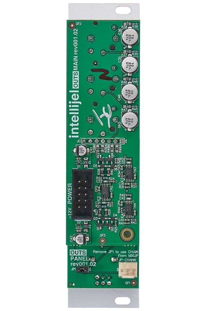 OUTS BALANCED STEREO LINE AND HEADPHONE OUTS EURORACK MODULE | Tom 