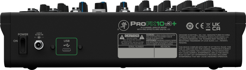 PROFX10V3+ | 10-CHANNEL ANALOG MIXER W/ FX, USB RECORDING MODES