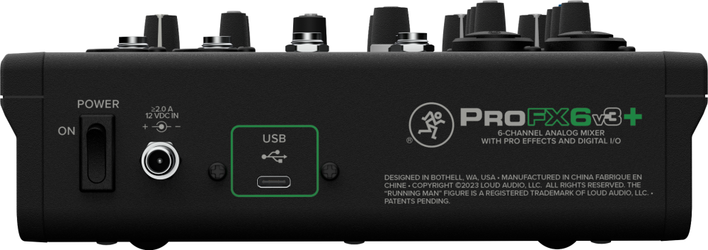 PROFX6V3+ | 6-CHANNEL ANALOG MIXER W/ FX, USB RECORDING MODES