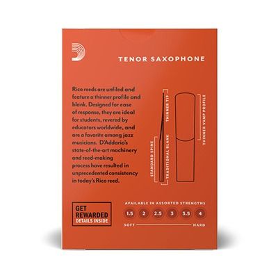 TENOR SAXOPHONE REEDS #2.5 - INDIVIDUAL, SINGLE REEDS | Tom Lee Music
