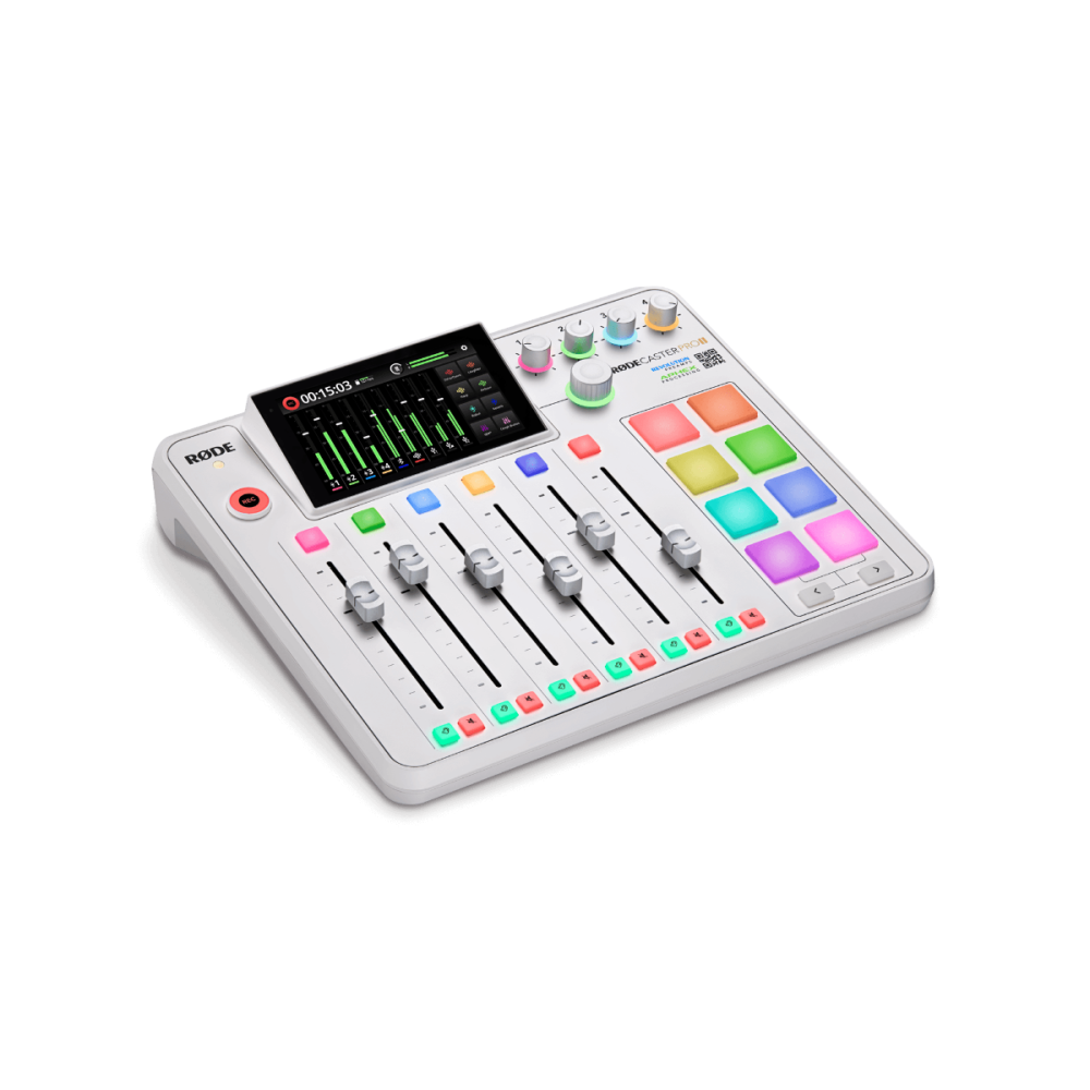 RODECASTER PRO WHITE | AUDIO CONSOLE FOR PODCASTING/STREAMING
