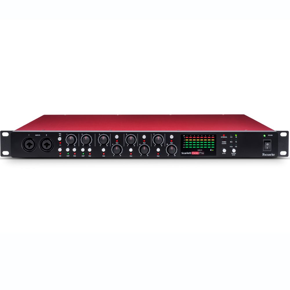 SCARLETT OCTOPRE | 8-CHANNEL PREAMP WITH ADAT | Tom Lee Music
