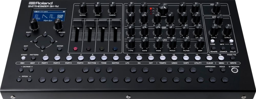 SH-4D | DESKTOP 4-PART MULTITIMBRAL SYNTHESIZER + 1-PART RHYTHM