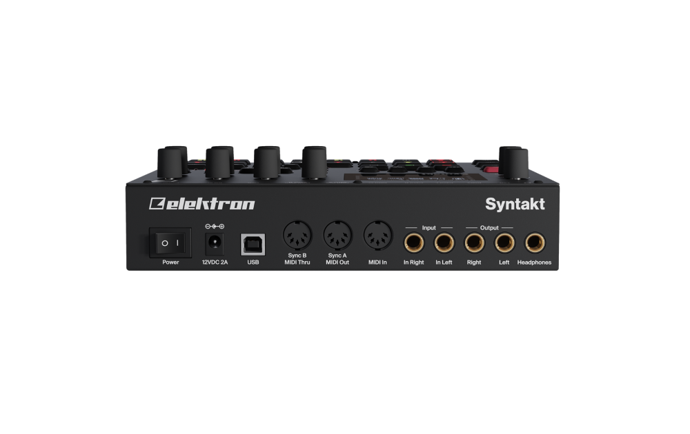 Elektron Syntakt 12トラックドラムコンピュータ　シンセサイザー SYNTAKT | 12 TRACK DRUM COMPUTER & SYNTHESIZER | Tom Lee Music