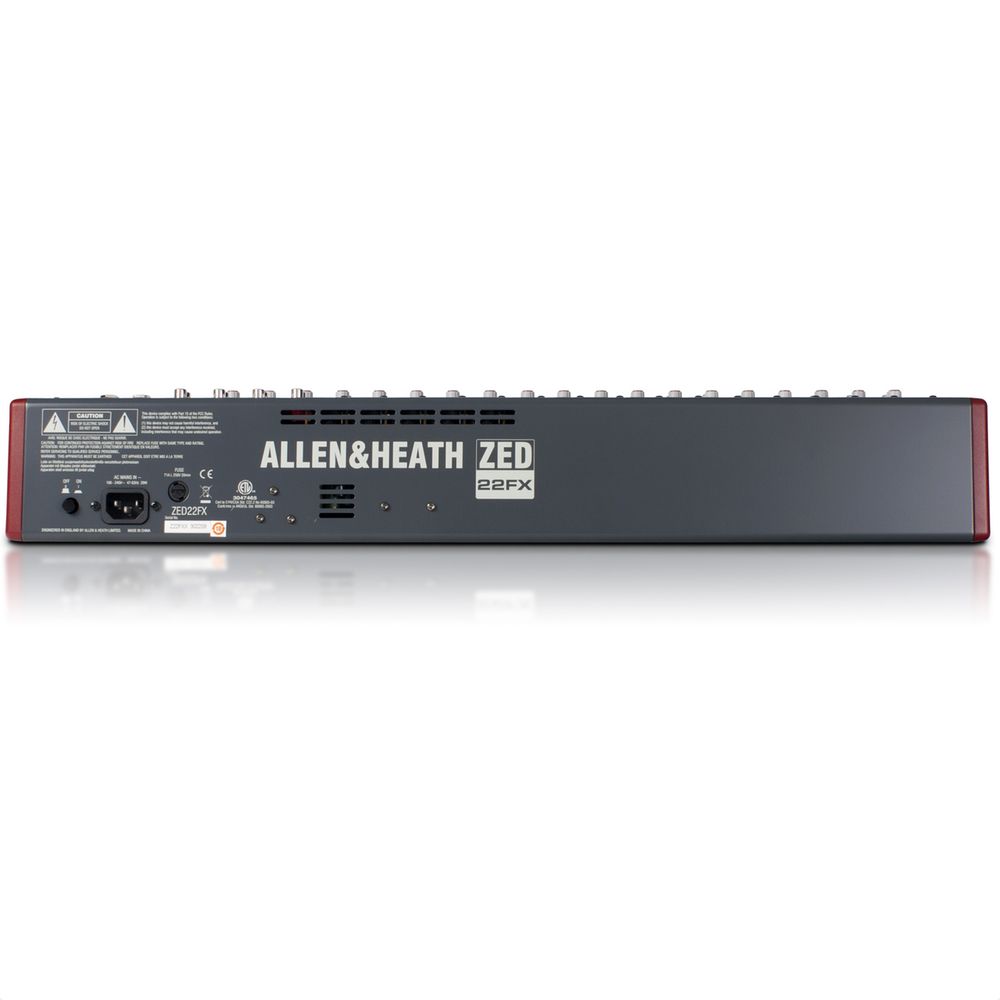 ZED-22FX | MIXER 22 CHANNEL MIXER WITH USB AND EFFECTS | Tom Lee Music