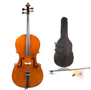 HERMANN BEYER ROMANIAN Student 3/4 Cello With Gl2401h3 Bow & Sr5953 Bag
