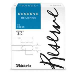 D'ADDARIO RESERVE B-flat Clarinet Reeds #3 - Individual, Single Reeds