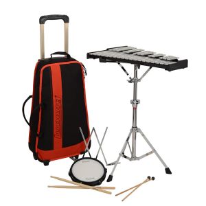 LUDWIG LUDWIG Student Bell Kit With Rolling Bag Near New (red Label)