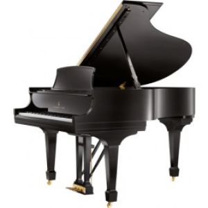 STEINWAY & SONS MODEL M 5'7 Grand In Classic Satin Ebony With Adjustable Bench