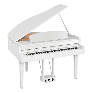 YAMAHA CLP795GPPWH Clavinova Digital Grand Piano, Polished White