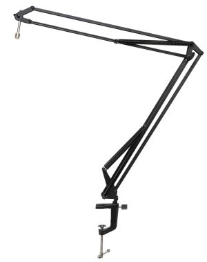 MACKIE DB-100 Desktop Boom Arm With Desk Attachment & Cable Hook Straps