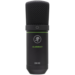 MACKIE EM-91C Element Series Large-diaphragm Condenser Microphone W/mount & Cable