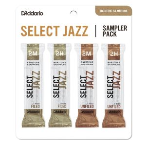 D'ADDARIO SELECT Jazz Reed Sampler Pack Baritone Sax 2m/2h