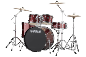 YAMAHA RYDEEN 5-piece Drum Set (22/10/12/16/snare) With Hardware, Cymbals & Throne