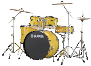 YAMAHA RYDEEN 5-piece Drum Set (22/10/12/16/snare) With Hardware, Cymbals & Throne