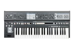 UDO AUDIO SUPER 6 Keyboard Black 12-voice Binaural Analog-hybrid Synthesizer