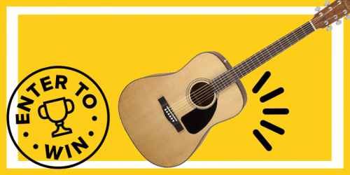 ENTER TO WIN A Fender CD-60 Acoustic Guitar