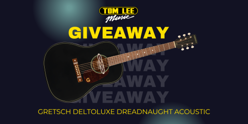 Enter To Win A Gretsch Deltoluxe Dreadnaught Acoustic