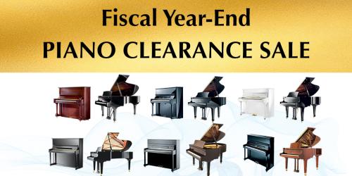 Fiscal Year End Piano Clearance Sale