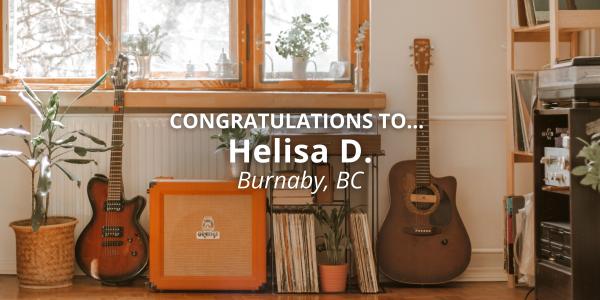 August 2023 $500 Shopping Spree Winner: Helisa D.