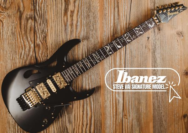 IBANEZ PIA3761XB Steve Vai Signature Model Onyx Black