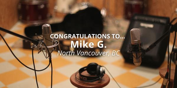 January $1000 Shopping Spree Winner: Mike G.