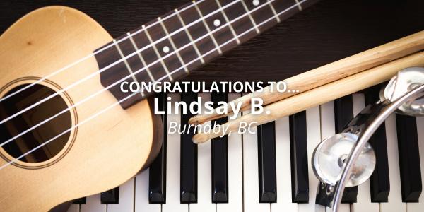 December $1000 Shopping Spree Winner: Lindsay B.
