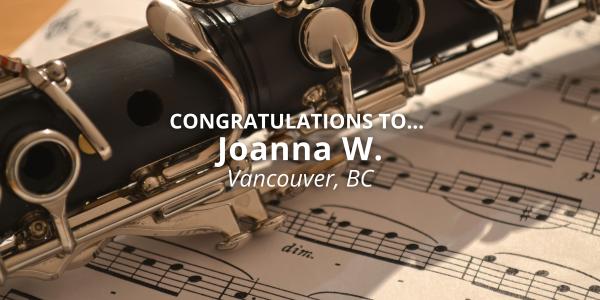 Jupiter Student Band Instrument Winner (September 2022)