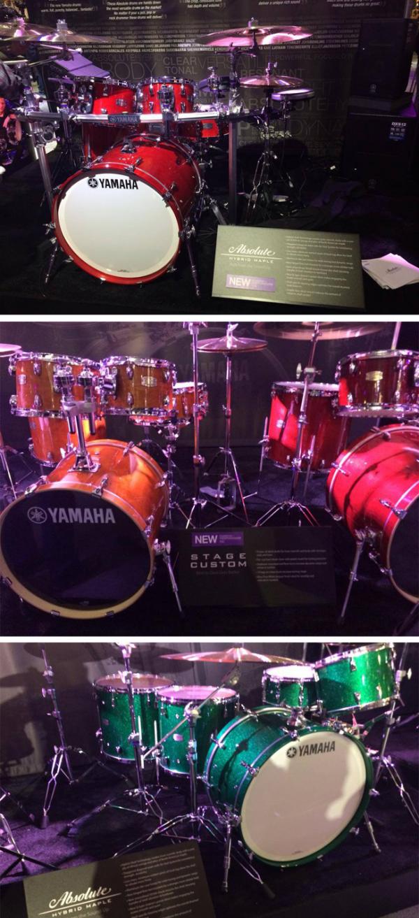 NAMM 2014 - Yamaha Drum Kits