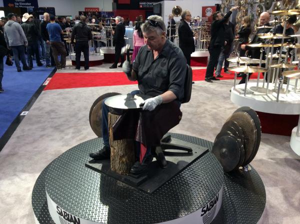 Hand Hammering Sabian Cymbals