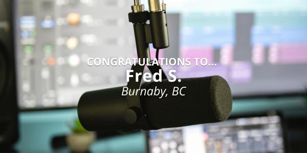 Shure SM7B Studio Dynamic Microphone Winner (February 2023)