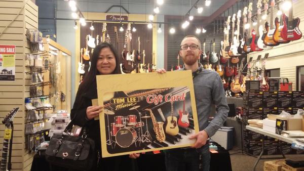 2016 Winter $1000 Gift Card Winner : Sherry Cai