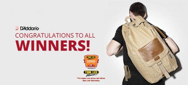 Enter To Win D'Addario Bag - Winners