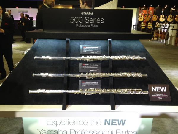 New from NAMM: Newly designed professional flutes from Yamaha!