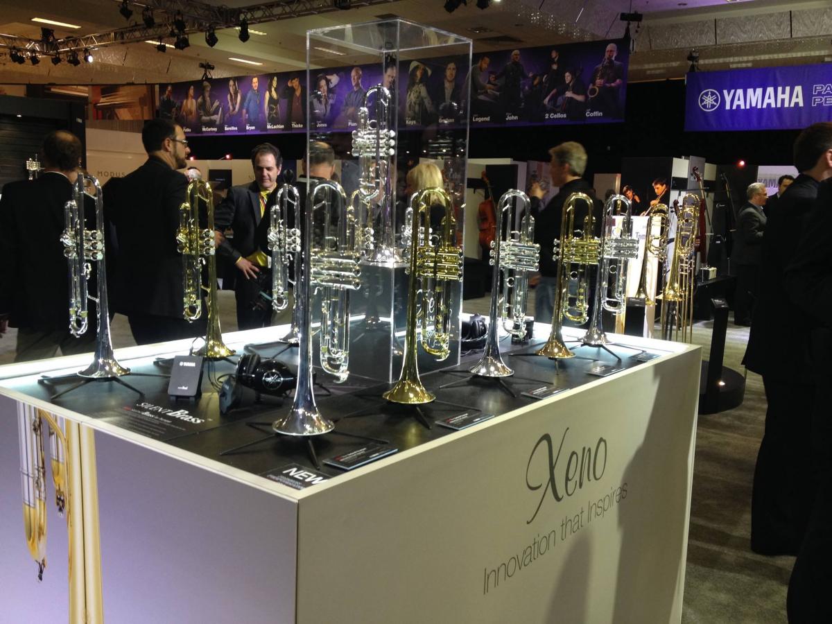 New from NAMM: The newly redesigned Yamaha Xeno trumpet