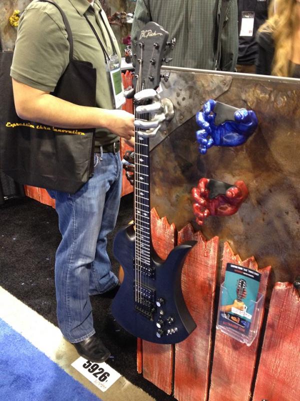 New From NAMM: Hand-shaped Guitar Hook