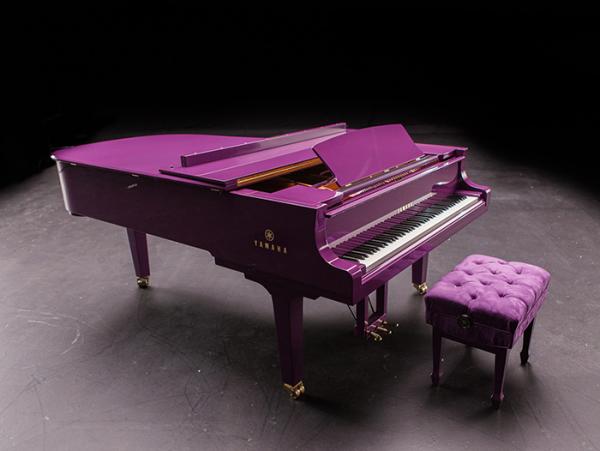 Purple Piano - Yamaha Prince Tribute