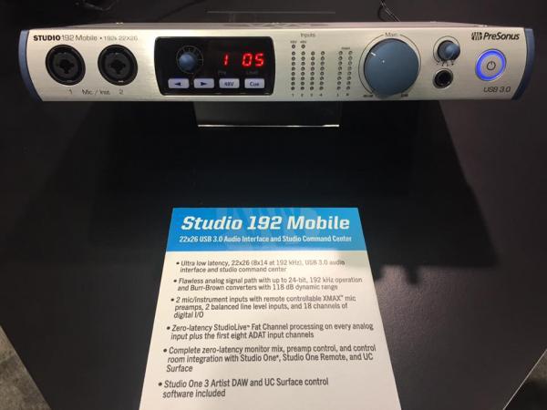 New Presonus Studio 192 Mobile